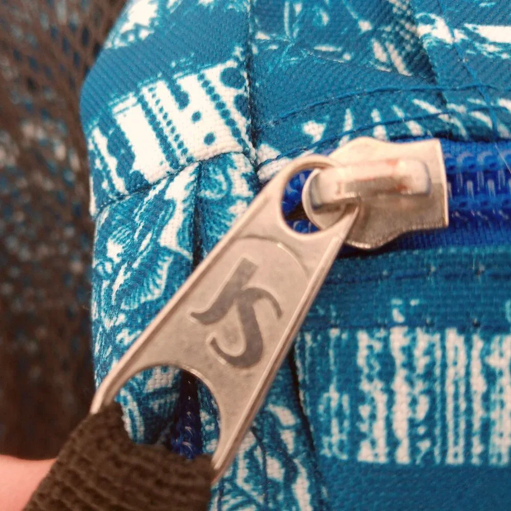 JANSPORT Superbreak Backpack Big Student Midnight Sky Floral Stripe Water Repel - Picture 7 of 15